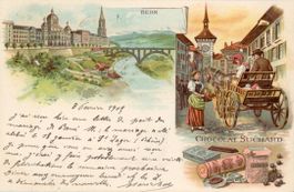 Bern  BE  mit SUCHARD  -  Pferdekutsche    um  1 9 0 2