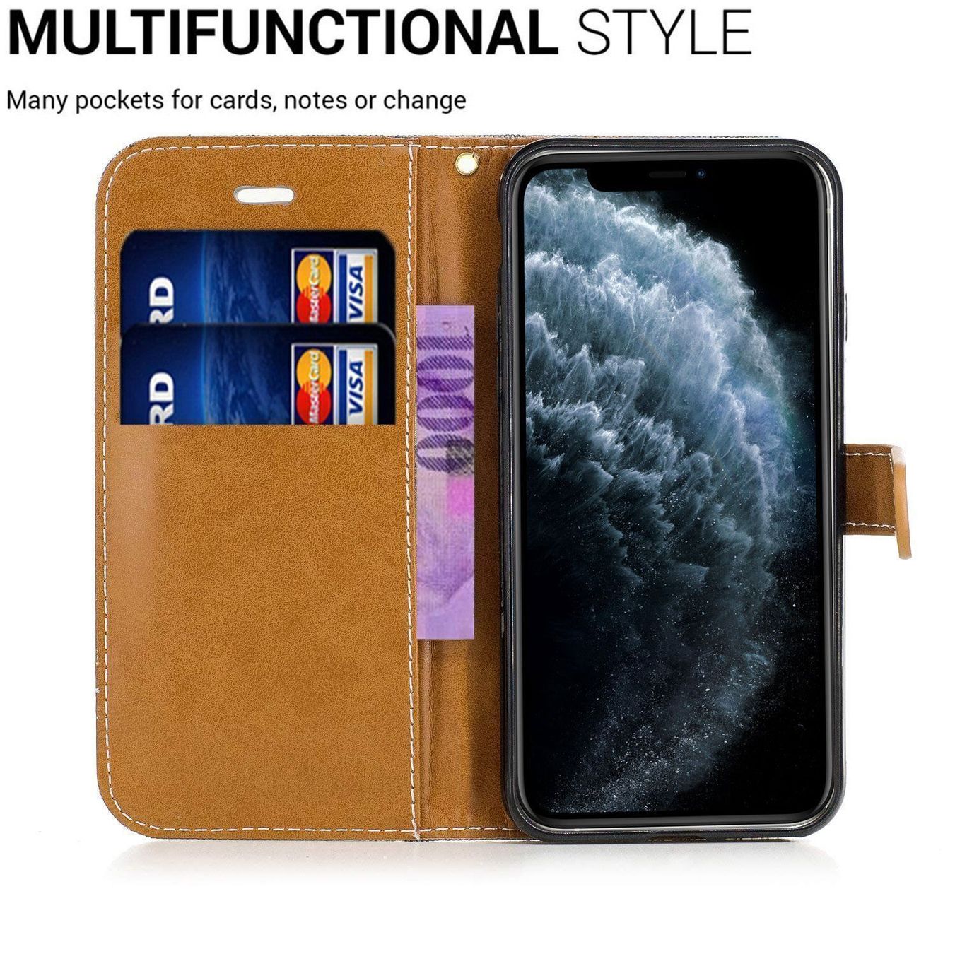 Cover & Protezioni schermo: iPhone 13 Pro Max Hülle Etui Wallet Case Cover Tasche Coque – Nuovo e nell'imballaggio originale da Volketswil venduto da coverandmore 5