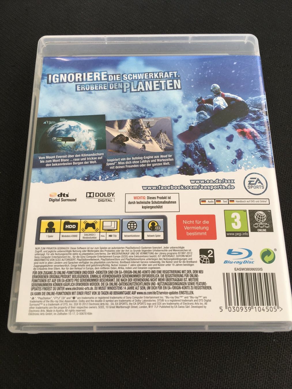 Sony Jeux: SSX - Playstation 3 / PS3 – D'occasion à St.Gallen par Punktchen01 1