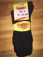 Bambus Socken schwarz Grösse 43-46 aus Bambus