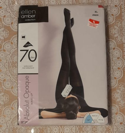 Ellen Amber Absolut Opaque Strumpfhose 70den Gr.XL Choco