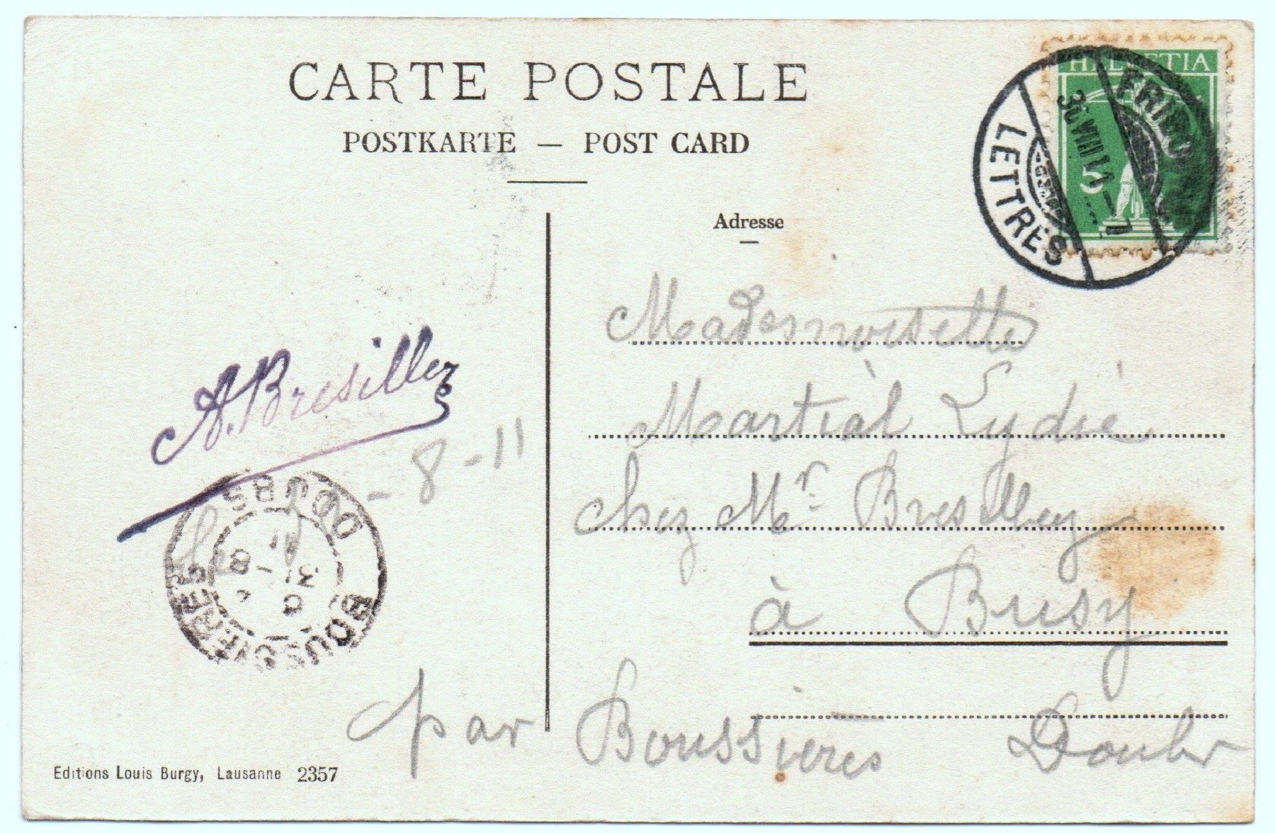 Cartes postales: NEUCHÂTEL Les bains – D'occasion à Jona par philajona 1