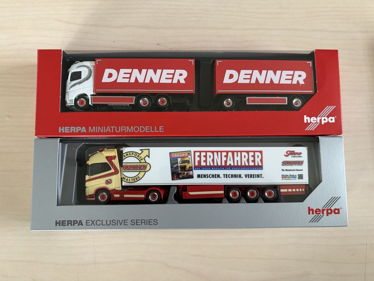 Herpa Modellautos: 2x Volvo Zurkirchen/ Bertold – Neu und originalverpackt aus Felben-Wellhausen von Mobil01