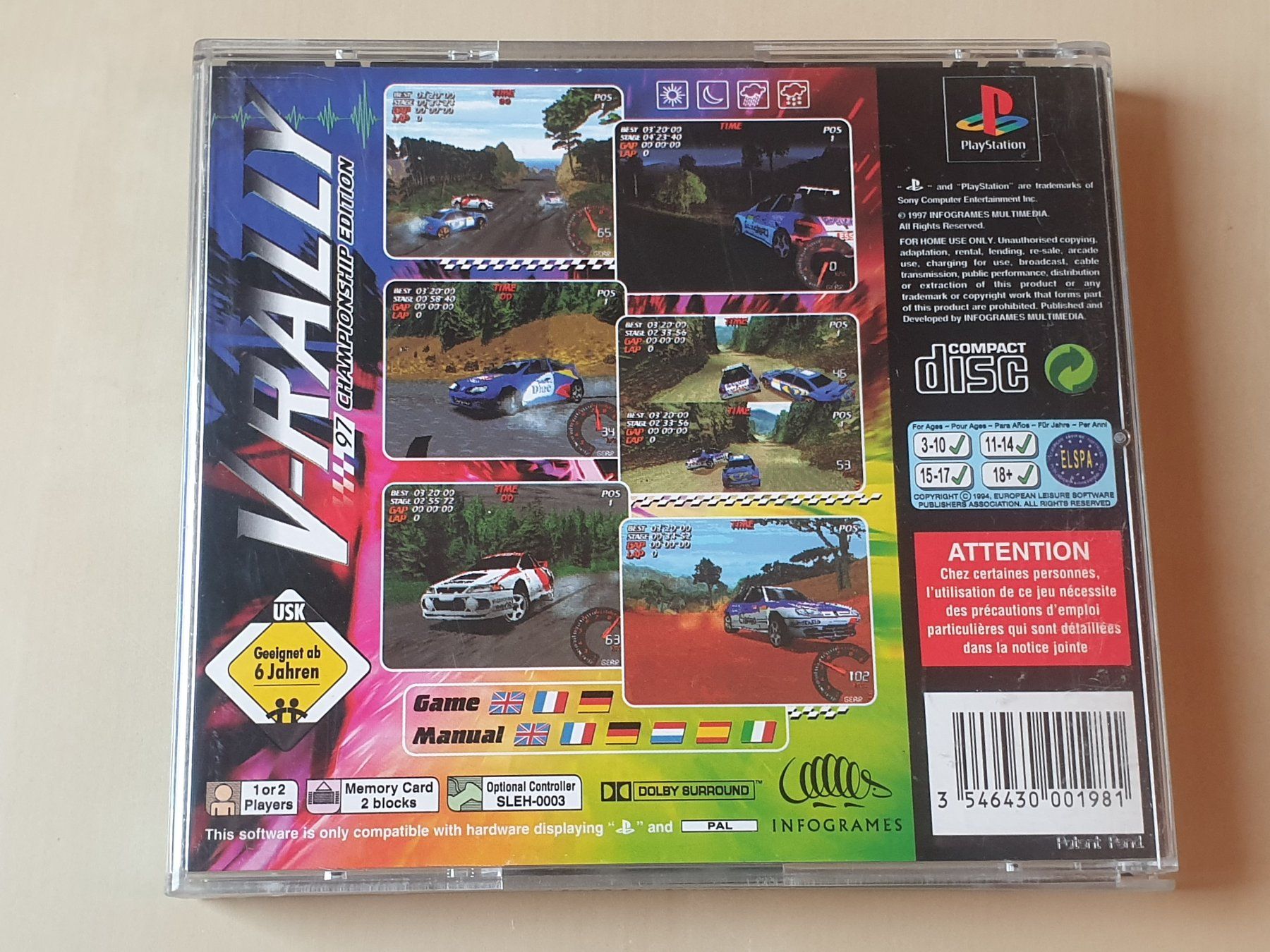 Sony Giochi: V-Rally – Usato da Stansstad venduto da collectorsshop 1