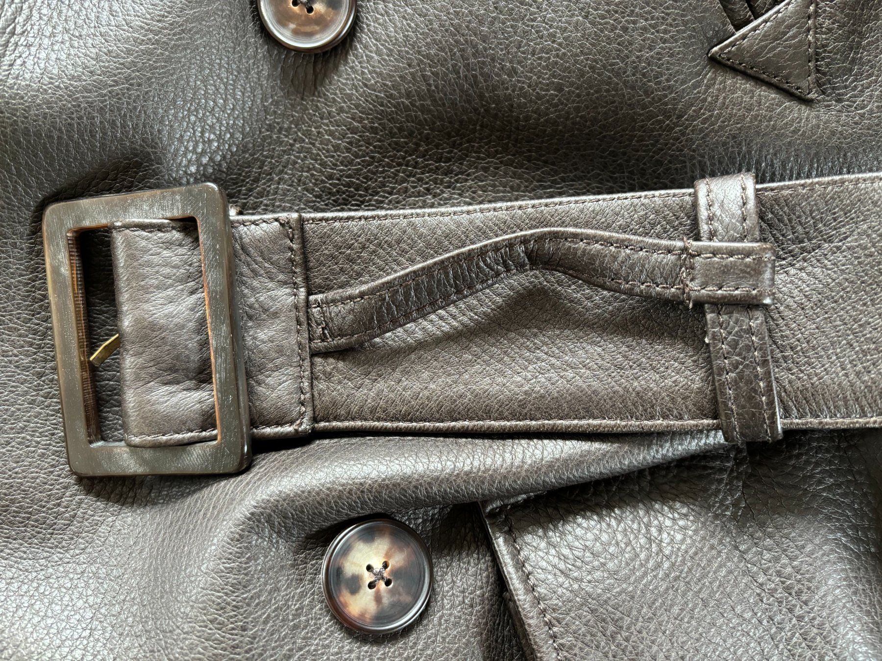 Hermès Cappotti: Exceptional Hermes Parka Deer leather XL - Mint condition – Usato da Prangins venduto da pad2424 5