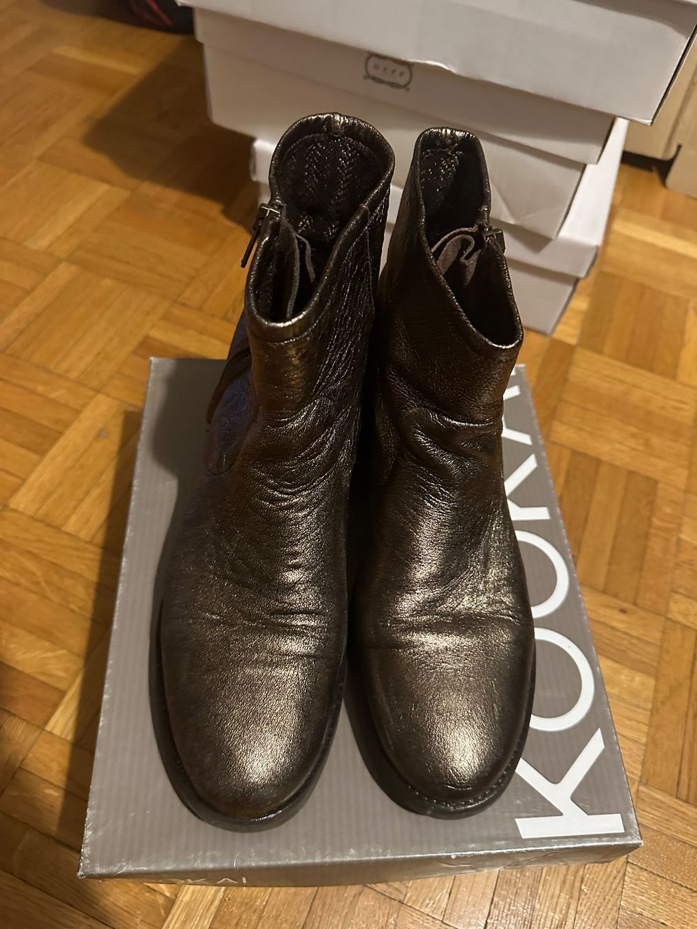 Damenschuhe: Boots Kookai couleur bronze – Gebraucht aus lausanne von Bigmama777 1