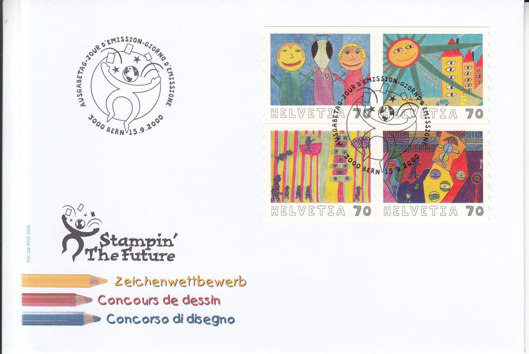 Tutti i francobolli: SBK 1006 - 1009 FDC MH-Blatt – Usato da Bürglen TG venduto da StampGraf