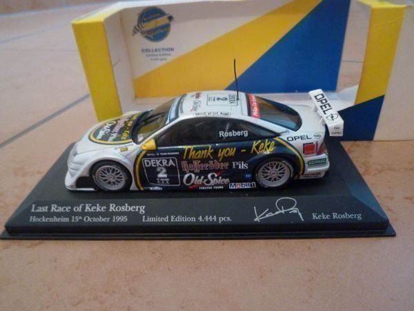 Minichamps Modellini d'auto: Opel Calibra (Bye Bye K.Rosberg) – Nuovo e nell'imballaggio originale da Flawil venduto da Imperiosud 1