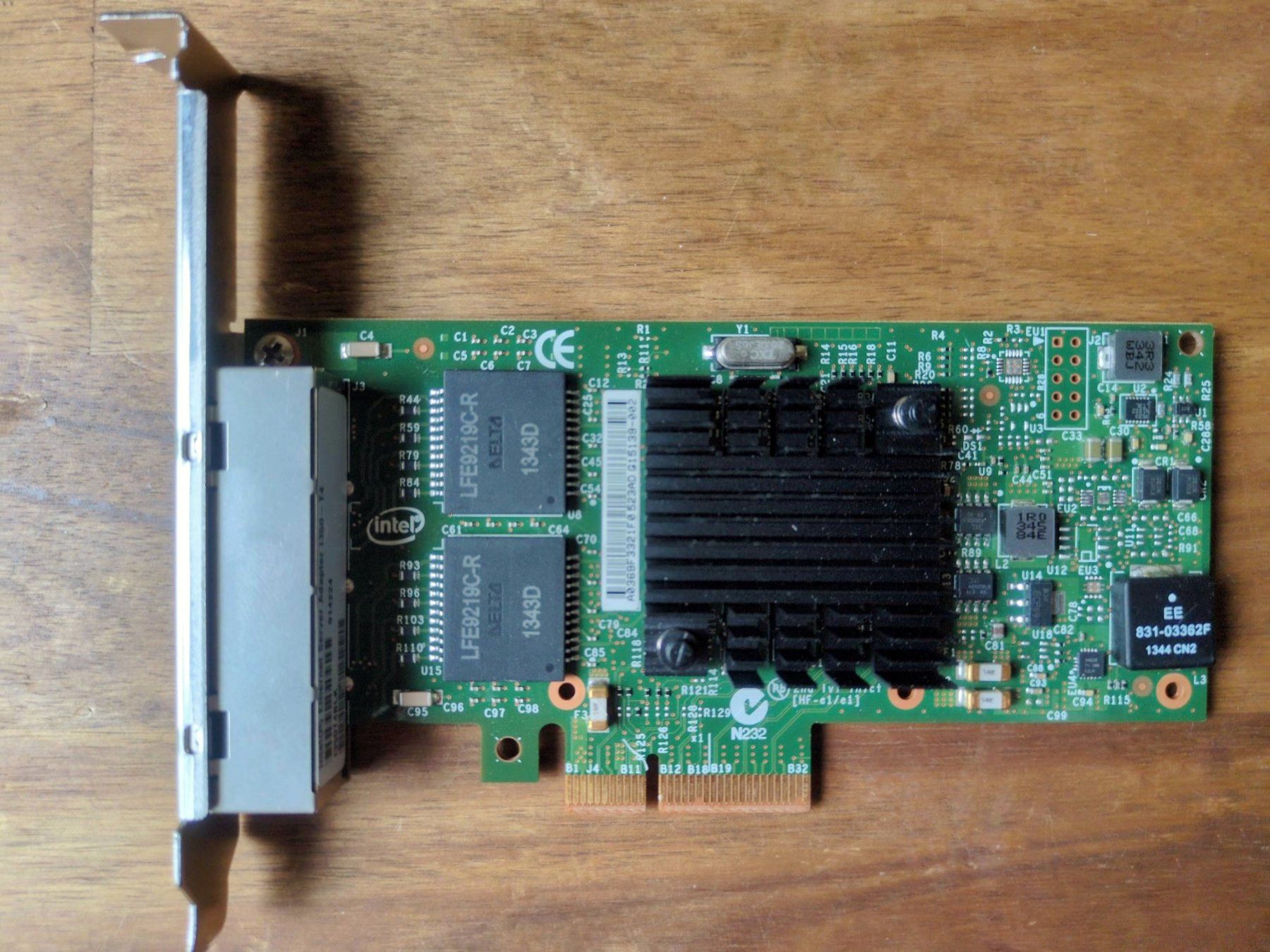 Intel Unità & Adattatore: 3x Original Intel i350-T4 Quad NICs – Usato da Langenthal venduto da YElektra 2