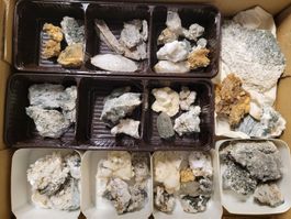 Mineralien vom Muttgletscher, Wallis