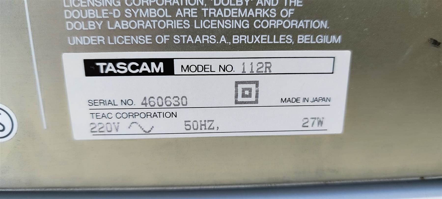Tascam Registratori: Tascam Tapedeck – Difettoso da Niederdorf venduto da LeptonAG 6