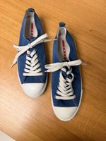 Prada blue suede sneakers size 43 used condition