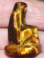 Deko - Heilsteine N-327 – Magier – Tigerauge – 30x23mm