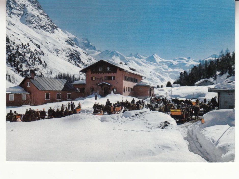 Ansichtskarten: Roseggletscher 1977 – Gebraucht aus Bürglen TG von StampGraf