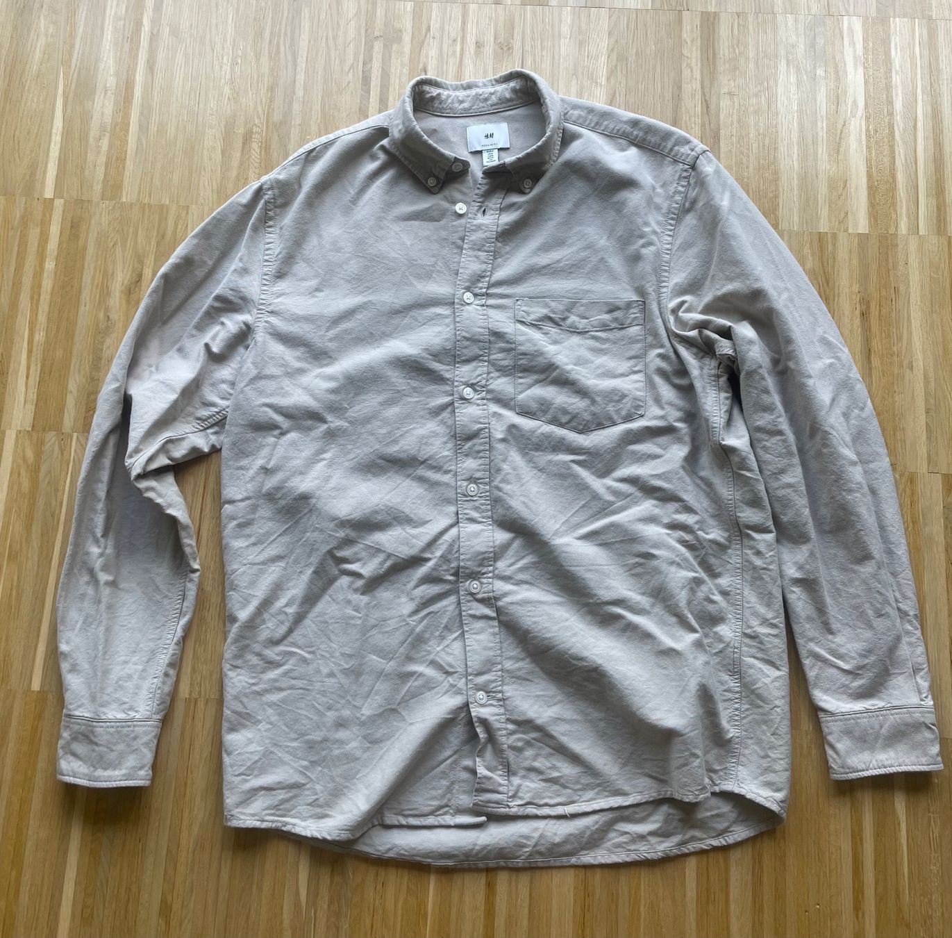 Chemises: Baumwolle Hemd Beige Gr. M – D'occasion à Zürich par idemehore