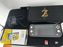 Nintendo Switch Lite + Zelda + GTA The Trilogy+ Zubehör 64GB
