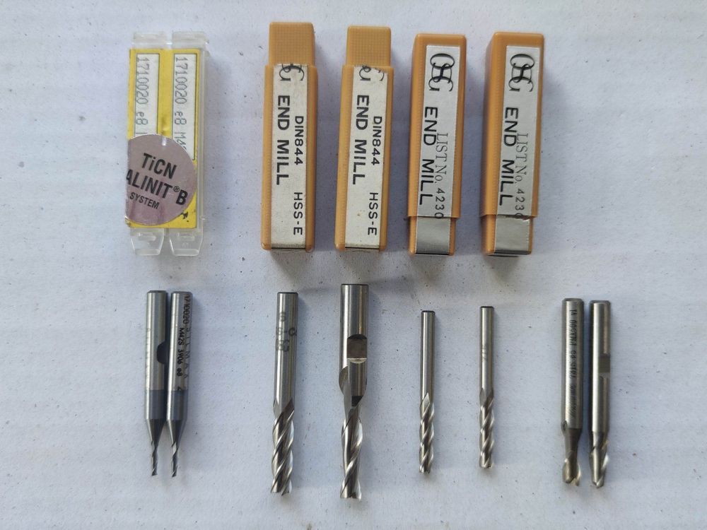 5-teiliges Fräser-Set: 6mm Extra Lange 2-Flügel HSS Schaftfräser Für CNC, Metall, Holz