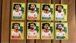 Fussballkarten Panini verschiedene Spieler