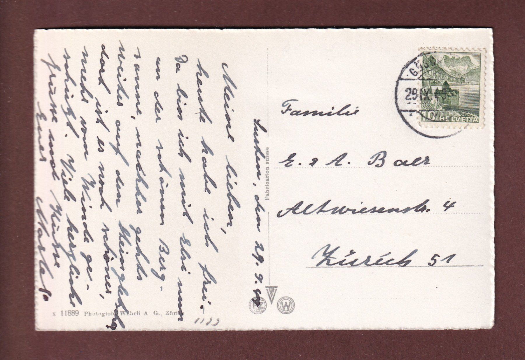 Cartes postales: Restaurant SUSTEN - PASSHÖHE - 1949 – D'occasion à Pully par nicecards-shop 1