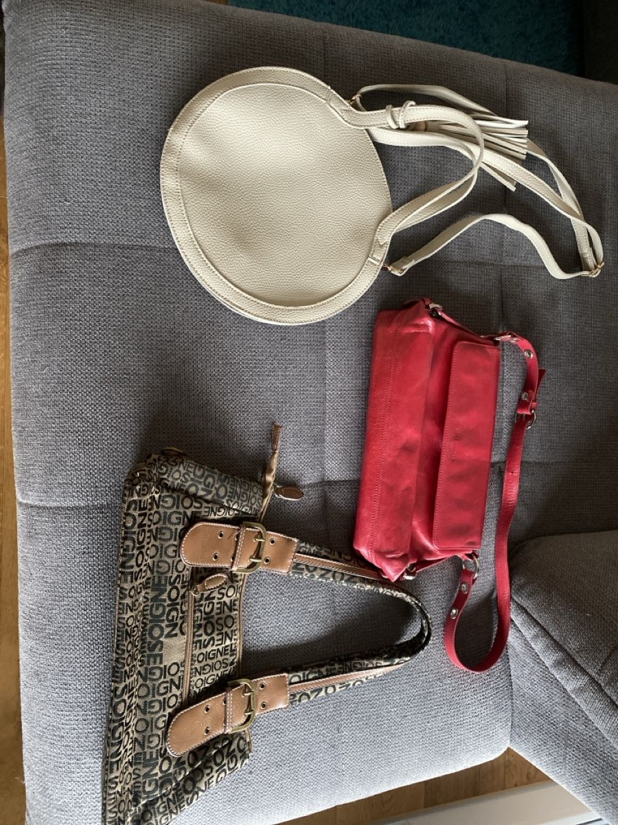 Borse da donna: 3 schöne Damen Handtaschen echte Leder marke – Usato da Läufelfingen venduto da Alles_Garantie