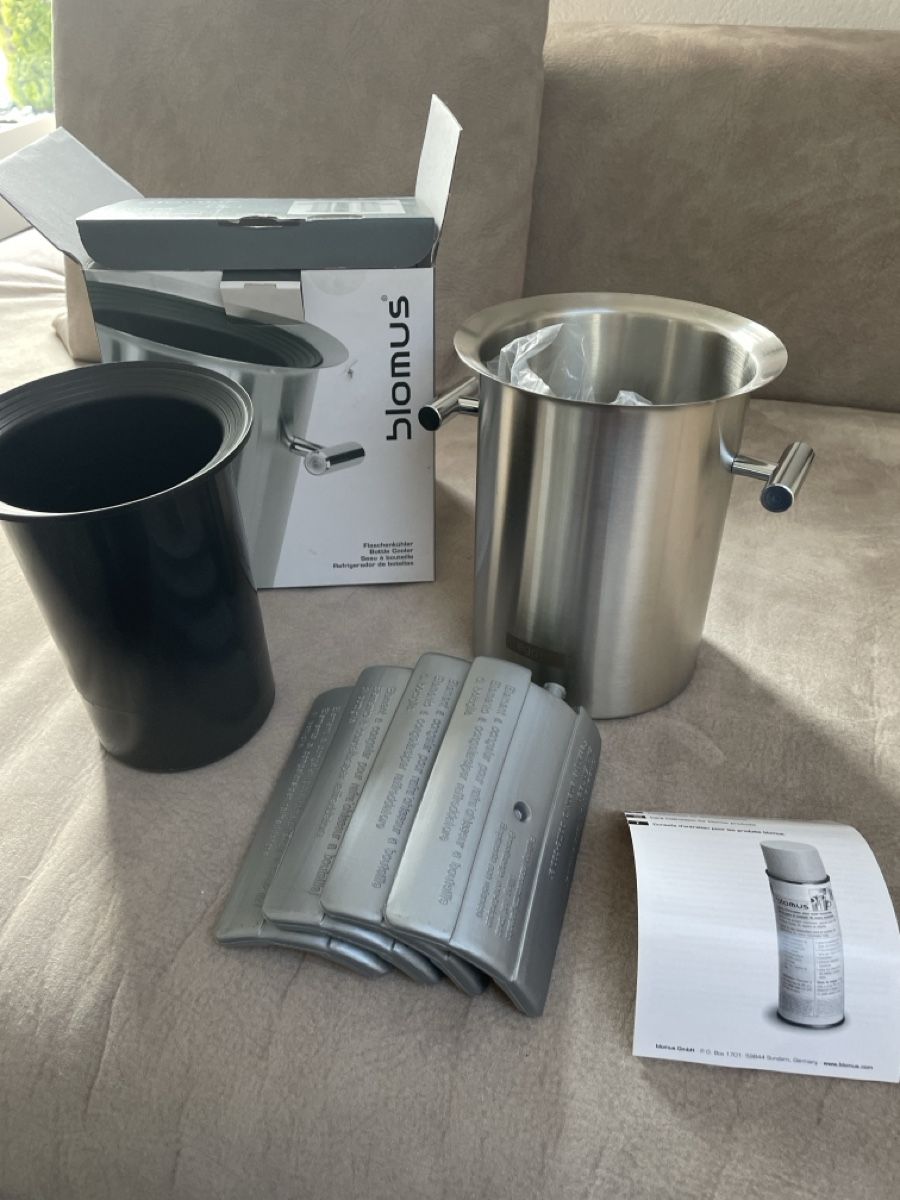 Blomus Altro: blomus Flaschenkühler - ungebraucht – Nuovo e nell'imballaggio originale da Koppigen venduto da BLUE_EYE7 2