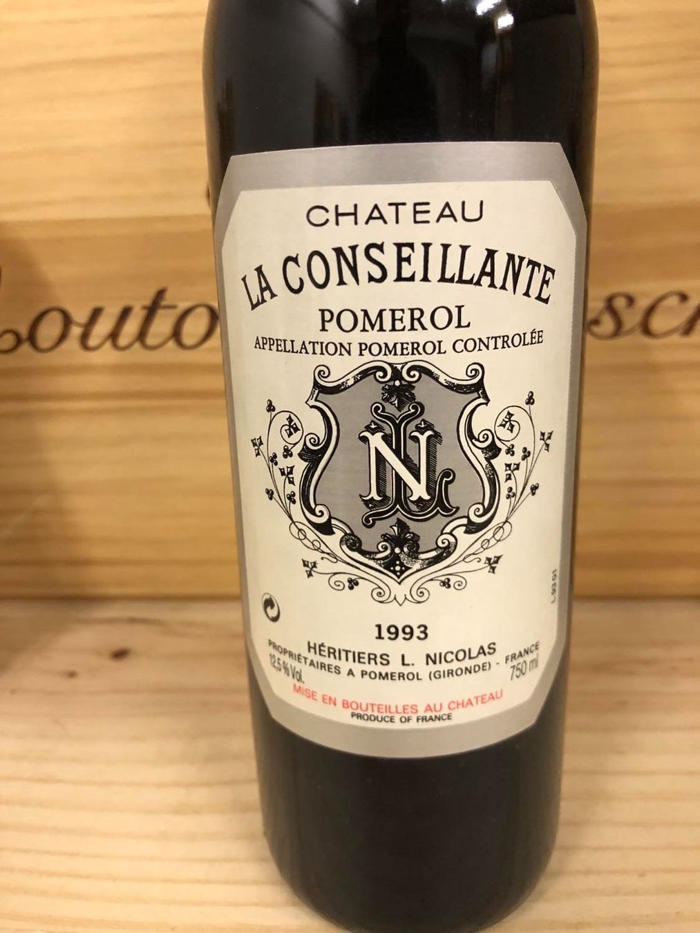 Vino: 1993 CHATEAU LA CONSEILLANTE – Nuovo e nell'imballaggio originale da Münchenstein venduto da weinundspirituosen 2