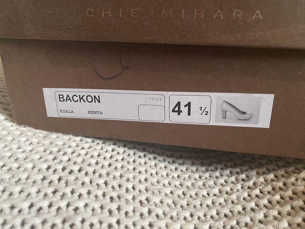 Chie Mihara Scarpe da donna: Escarpins Chie Mihara 41½ cuir   – Usato da Geneve venduto da Monthoux13 6