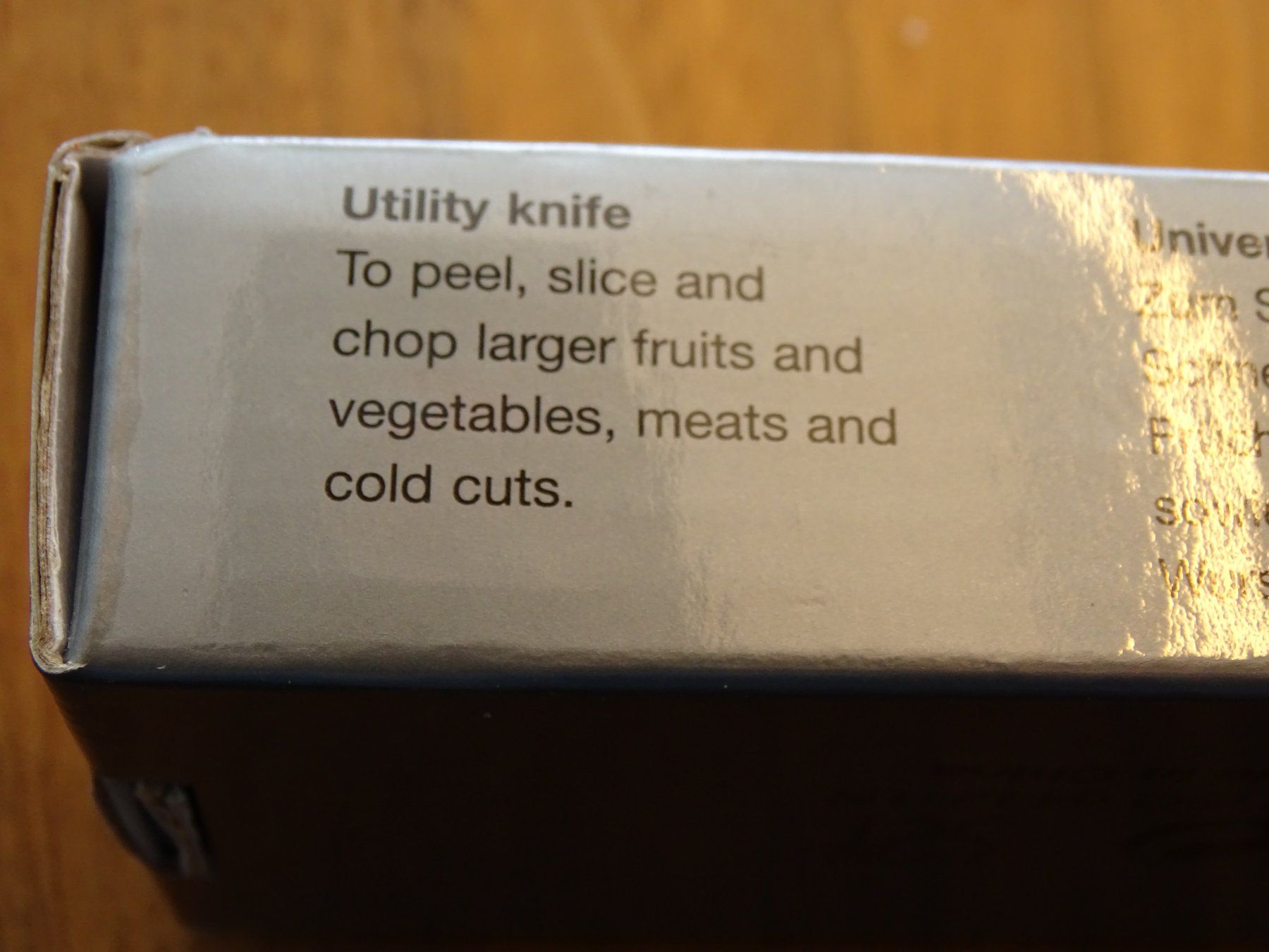 Tupperware Küchenmesser: Tupperware chefSeriesPro Universalmesser – Neu und originalverpackt aus Unterkulm von Wschwend 7