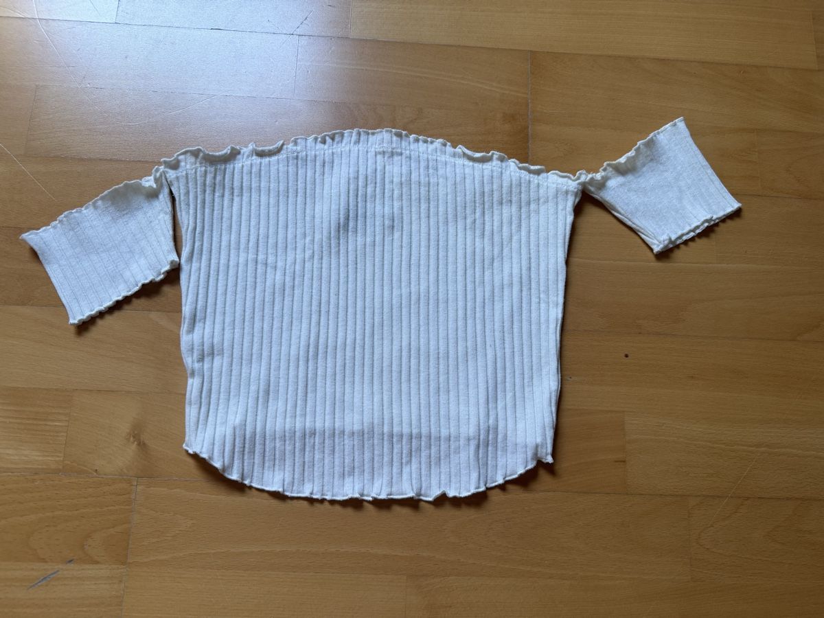 Tops: weisses Crop Top – D'occasion à Bettlach par valishop