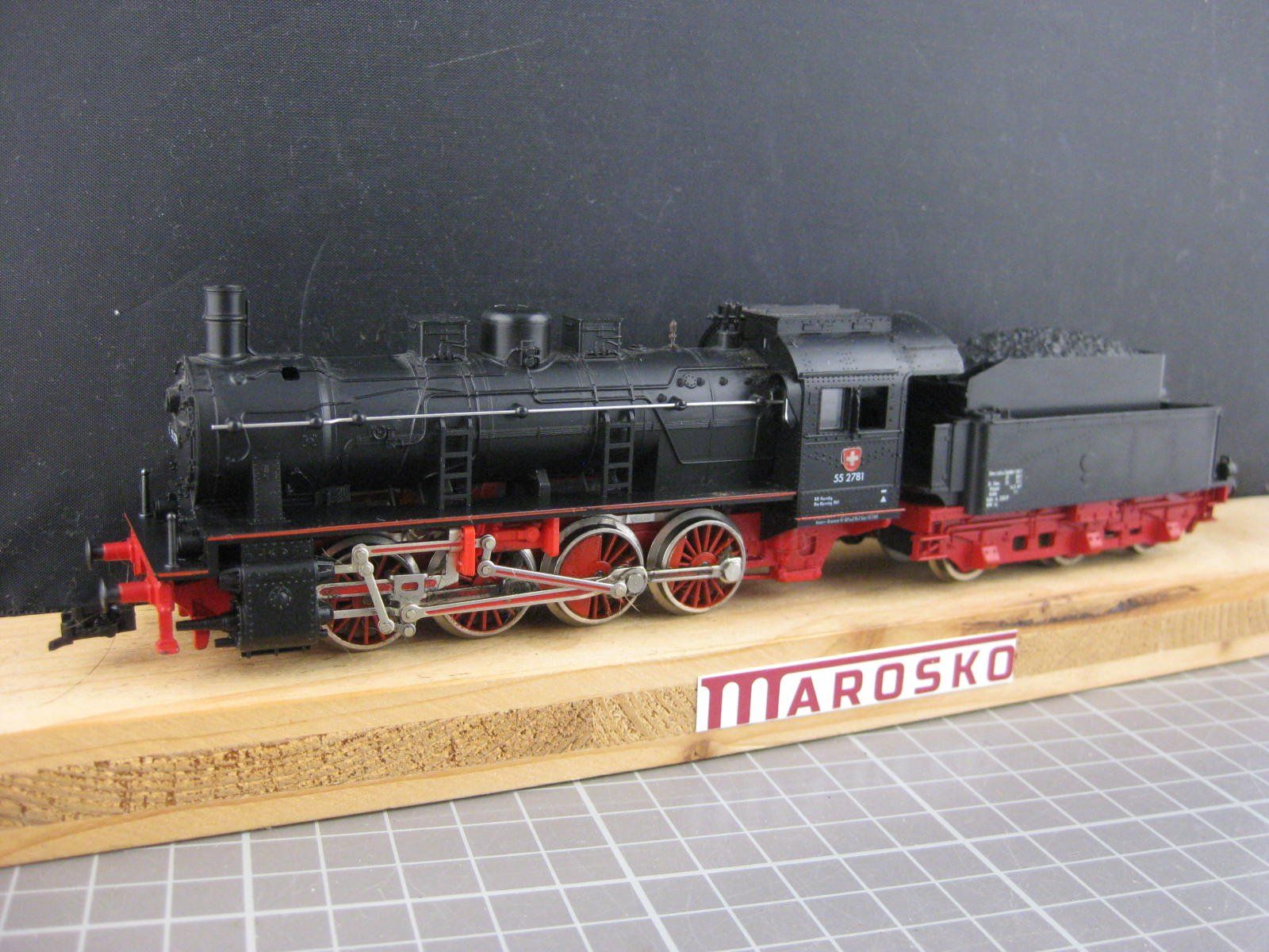 Fleischmann Modelleisenbahnen: Fleischmann Dampflok BR 55, ohne OVP, mit Fleischmann Profi- – Gebraucht aus Malters von Marosko
