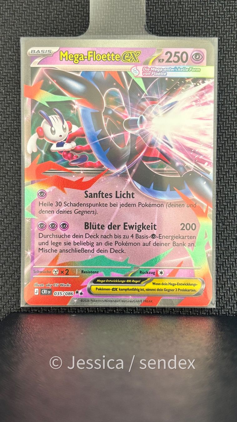 Pokémon Sammelbilder & Trading cards: Mega-Floette ex (CRI DE 035/086) – Neu (gemäss Beschreibung) aus Herisau von jes_q9mj