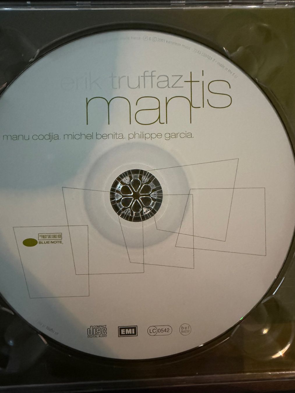 CD: Erik Truffaz – Mantis (CD Blue Note) Manu Codjia – Usato da Zug venduto da Mirare9 1
