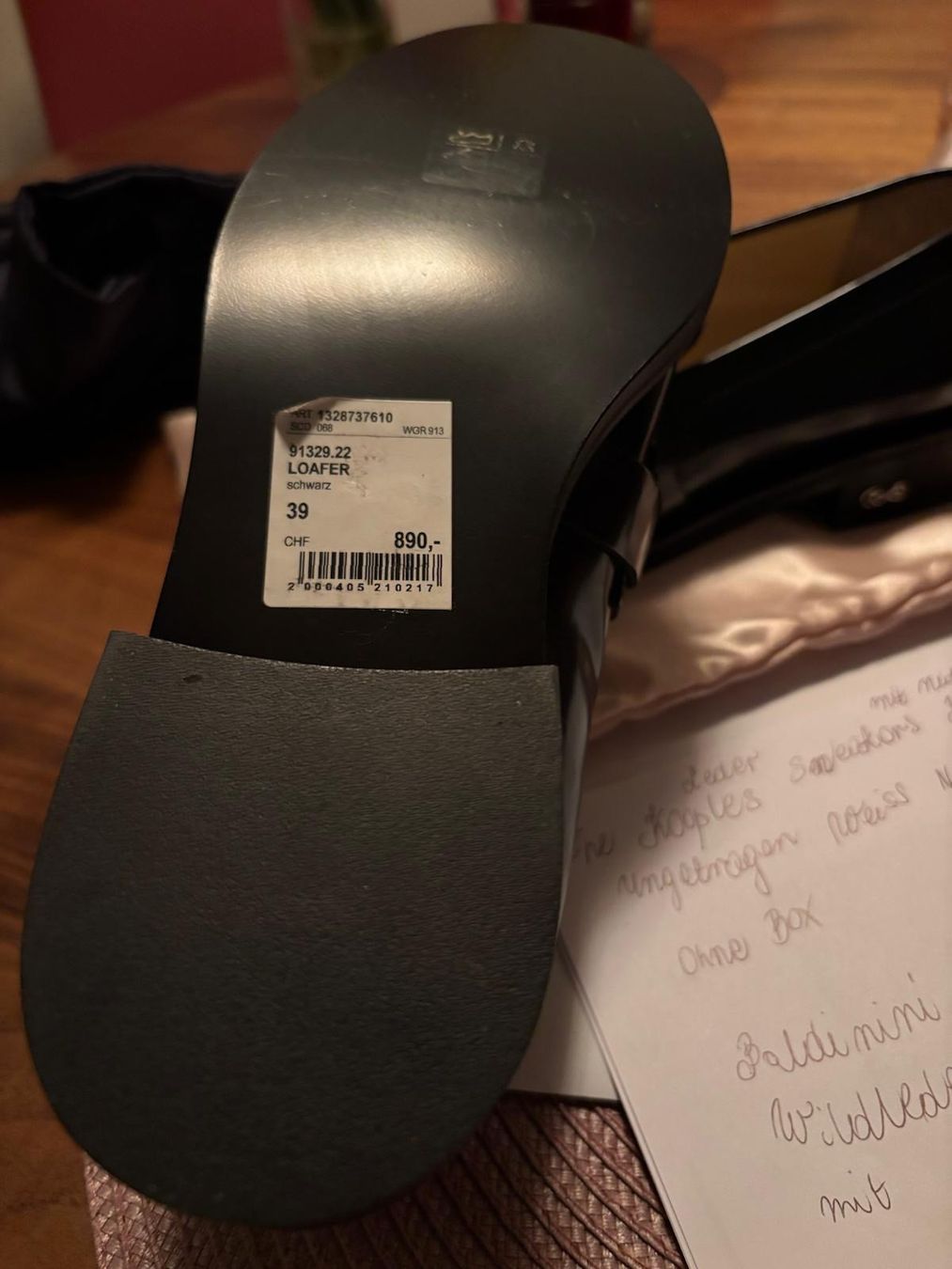 Chaussures femmes: Loafers, Schwarz, – Neuf (Voir description) à St.Gallen par Design04 4