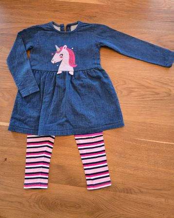 Kleid & Leggings Gr. 104
