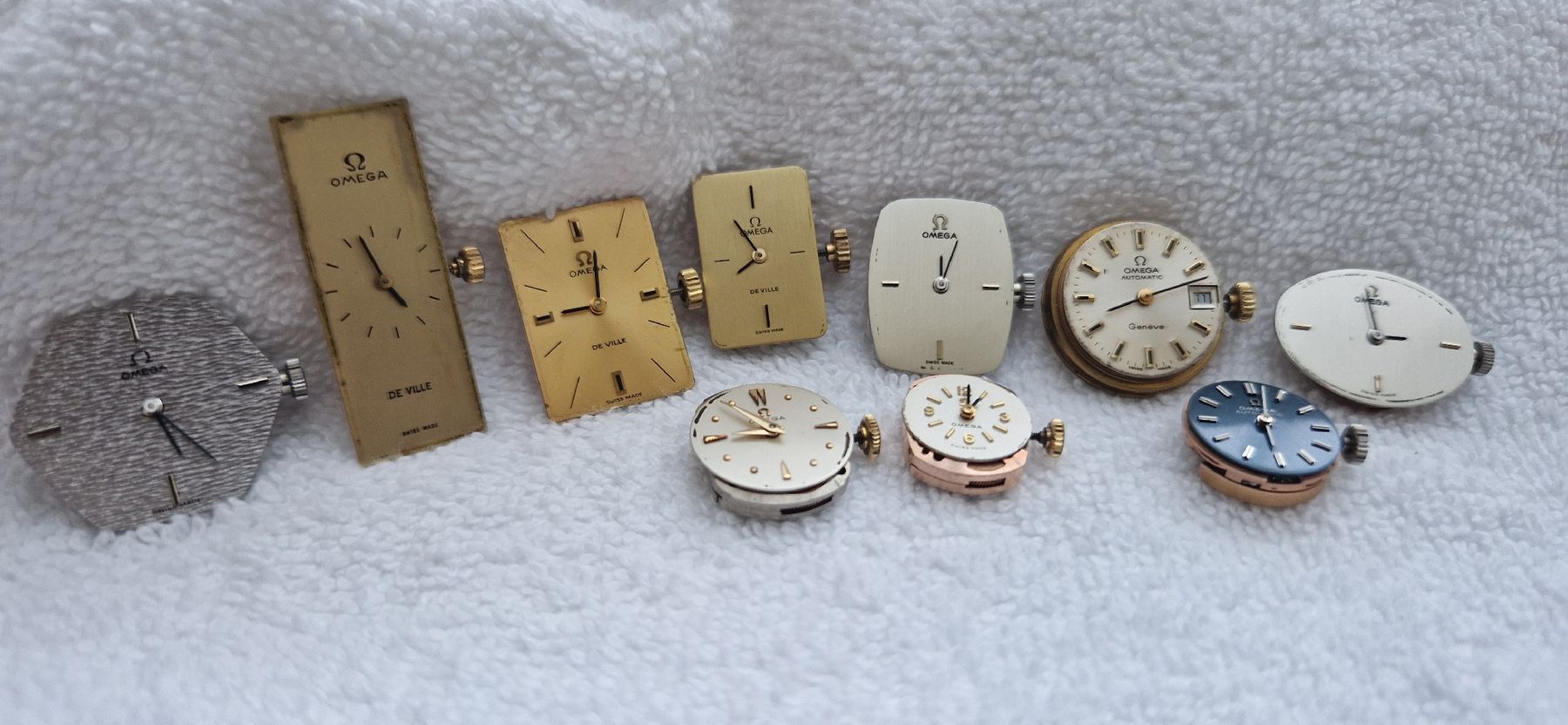 Omega Orologi: Omega Uhrwerke 10 Stk. – Difettoso da Reiden venduto da Flohmarkt-77 6
