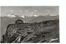 Montana-Vermala Wallis,  Vue de la Cabane C.A.S. SAC-Hütte