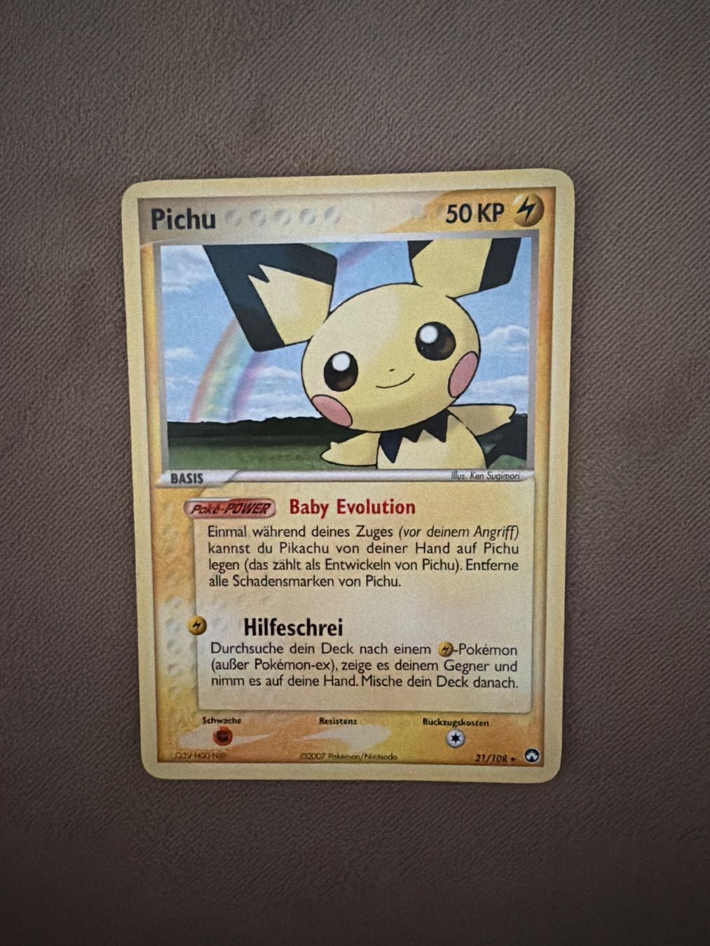Pokémon Carte collezionabili: Pokemon Pichu 21 / 108 – Usato da untersiggenthal venduto da stephanymar