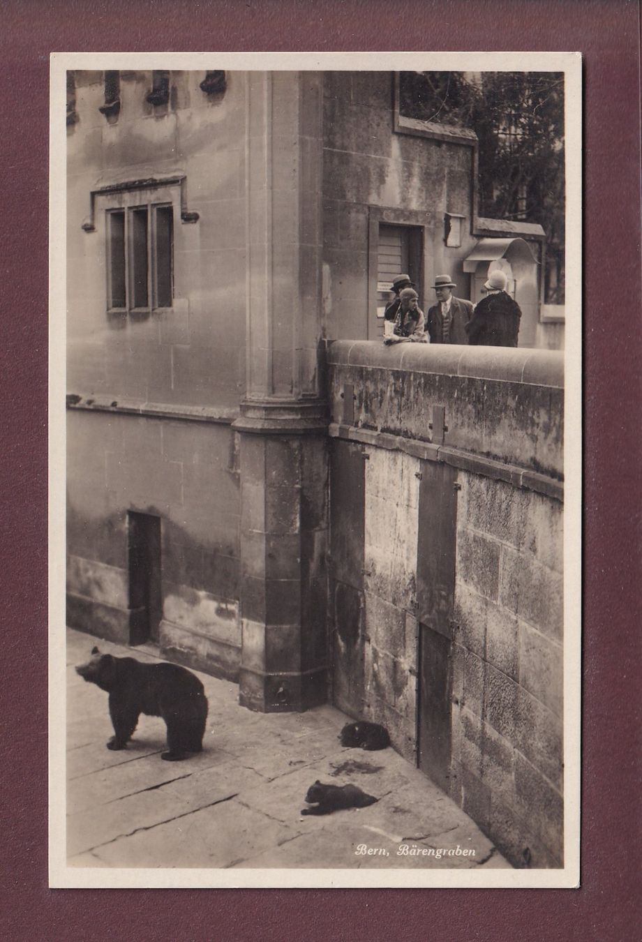Cartoline postali: BERN - Bärengraben - 1934 – Usato da Pully venduto da nicecards
