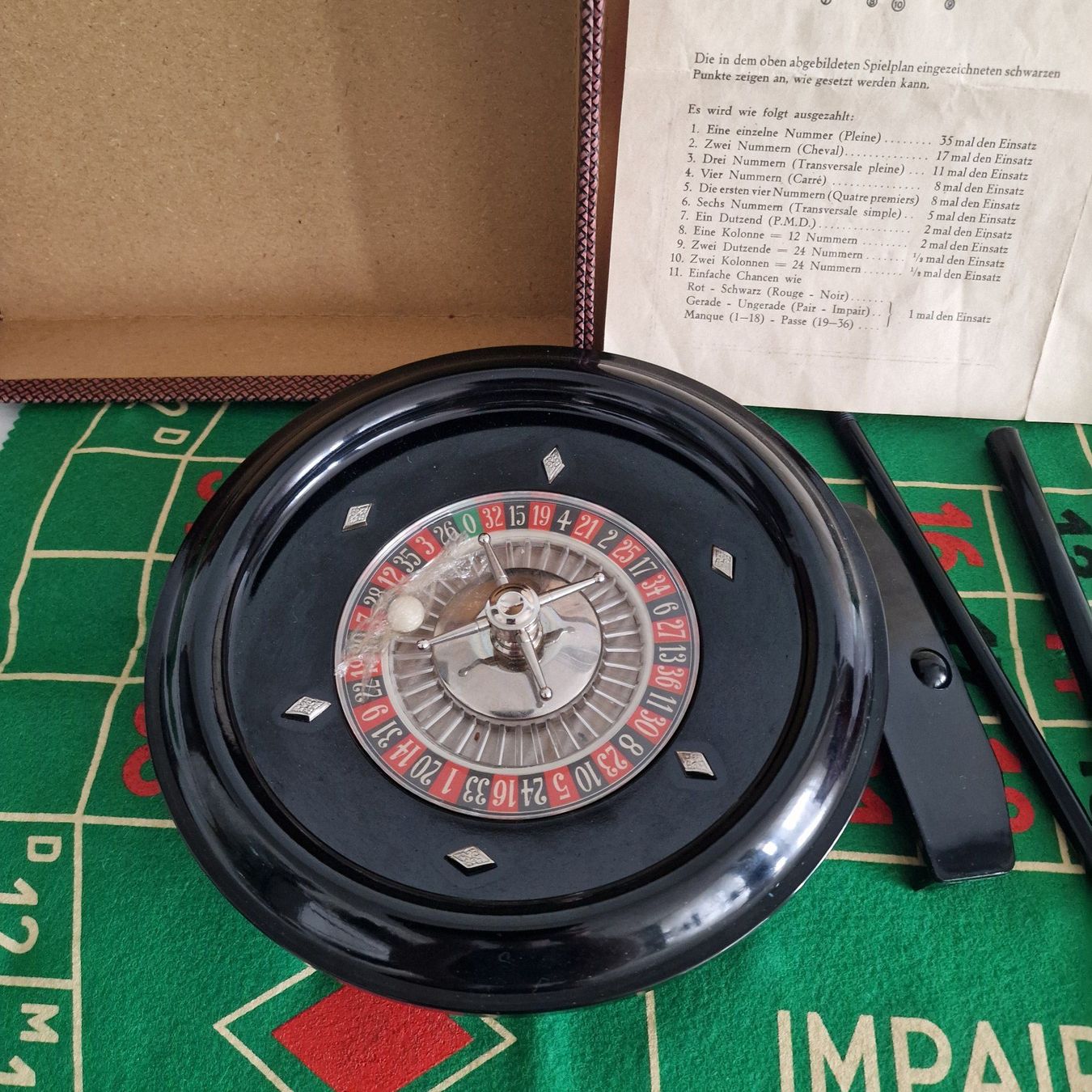 Giochi: Vintage-Roulette-Set mit Zubehör – Usato da Birr venduto da sen_8djr 5