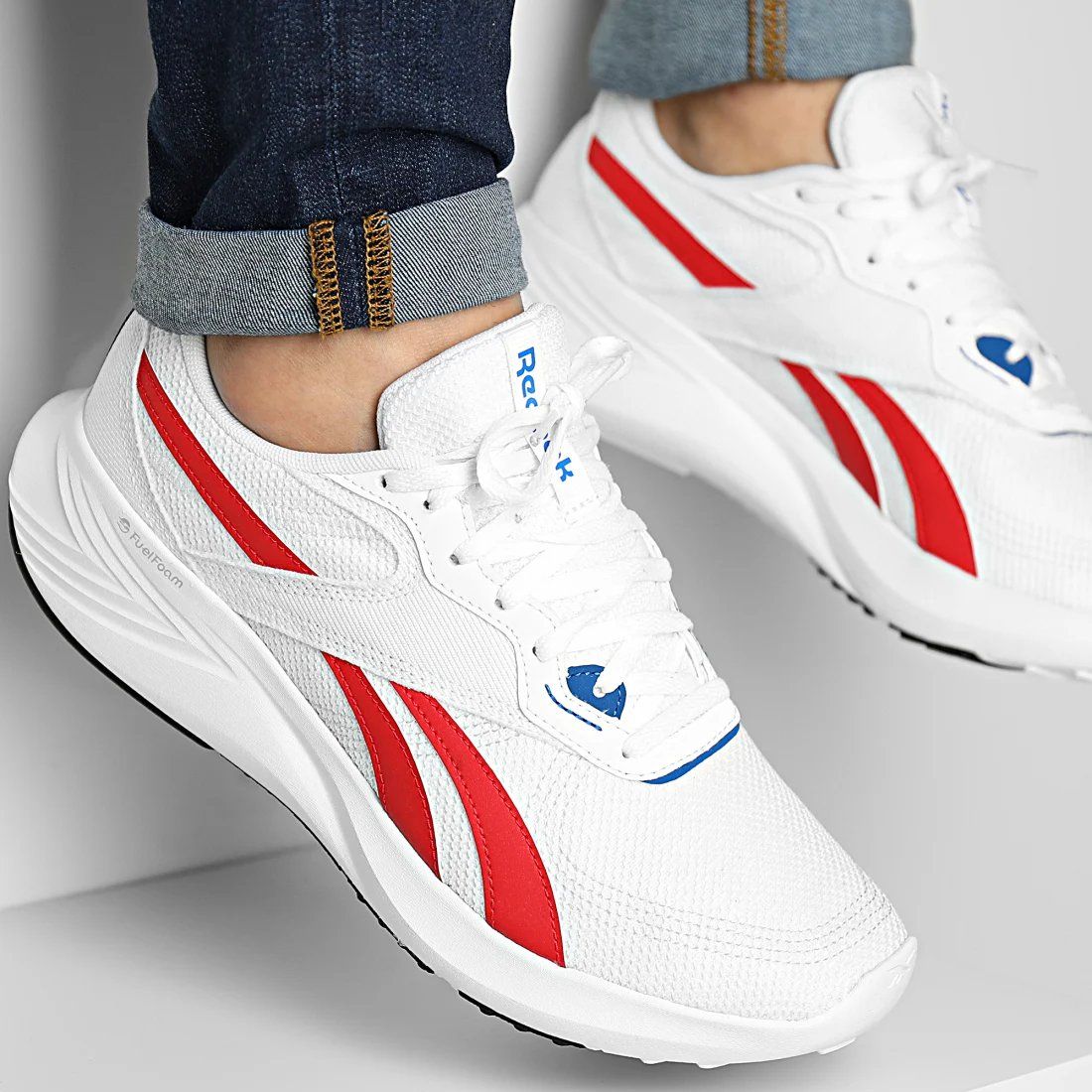Reebok Herrenschuhe: Deadstock Reebok Energen Tech White Red Blue - taille 43 – Neu und originalverpackt aus Genève von dorco 4
