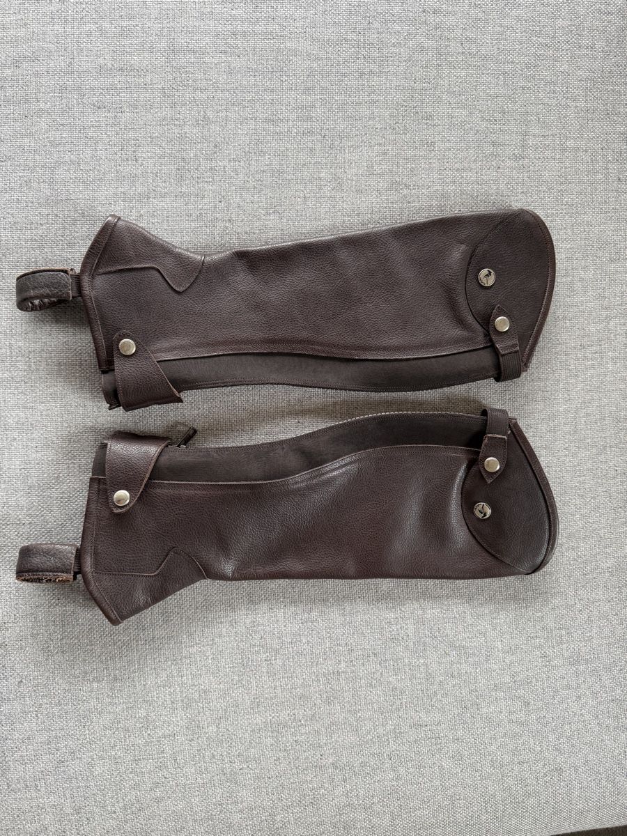 Gamaschen & Bandagen: NEU Celeris Reit-Chaps Chap Leder Reitstiefel Gamaschen – Gebraucht aus Ennetbaden von mapa05 6
