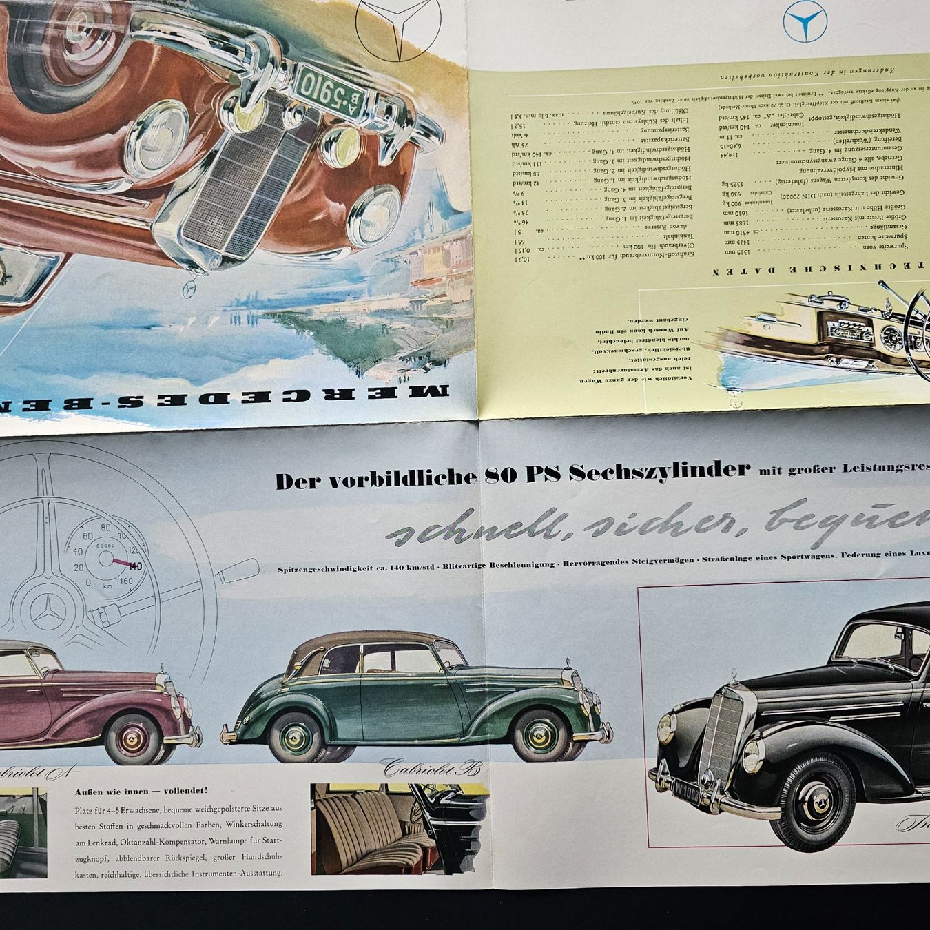 Mercedes-Benz Documenti: Mercedes-Benz 220 Prospekt – Usato da Stein AG venduto da Zantico 1