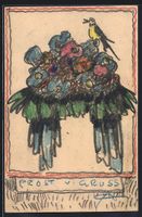 Handgemalt sign. Carl O. Arends: Prost u