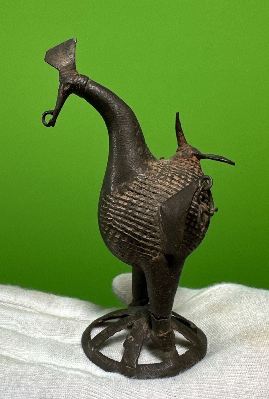Sculture & Statue: Antike Bronze Figur eines stilisierten Pfaus – Usato da Horgen venduto da eli_9xdn