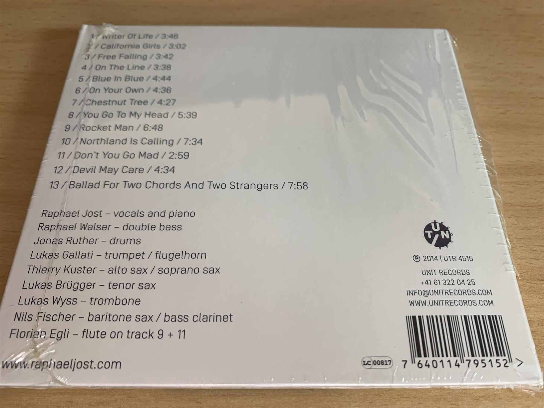 CD: Raphael Jost – Don't Blame Me – Usato da Rikon im Tösstal venduto da Alpenmutz 1