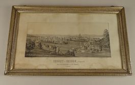 CURORT – HEIDEN APPENZELL, LITHOGRAPHIE UM 1860