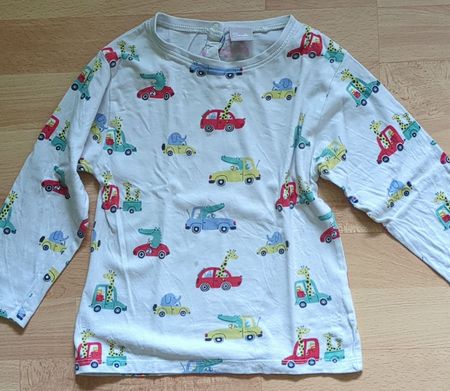 Kinder Langarmshirt Autos Grösse 98/104 guter Zustand