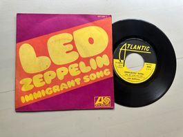 LED ZEPPELIN rare Single Immigrant song Kult 70's France dif