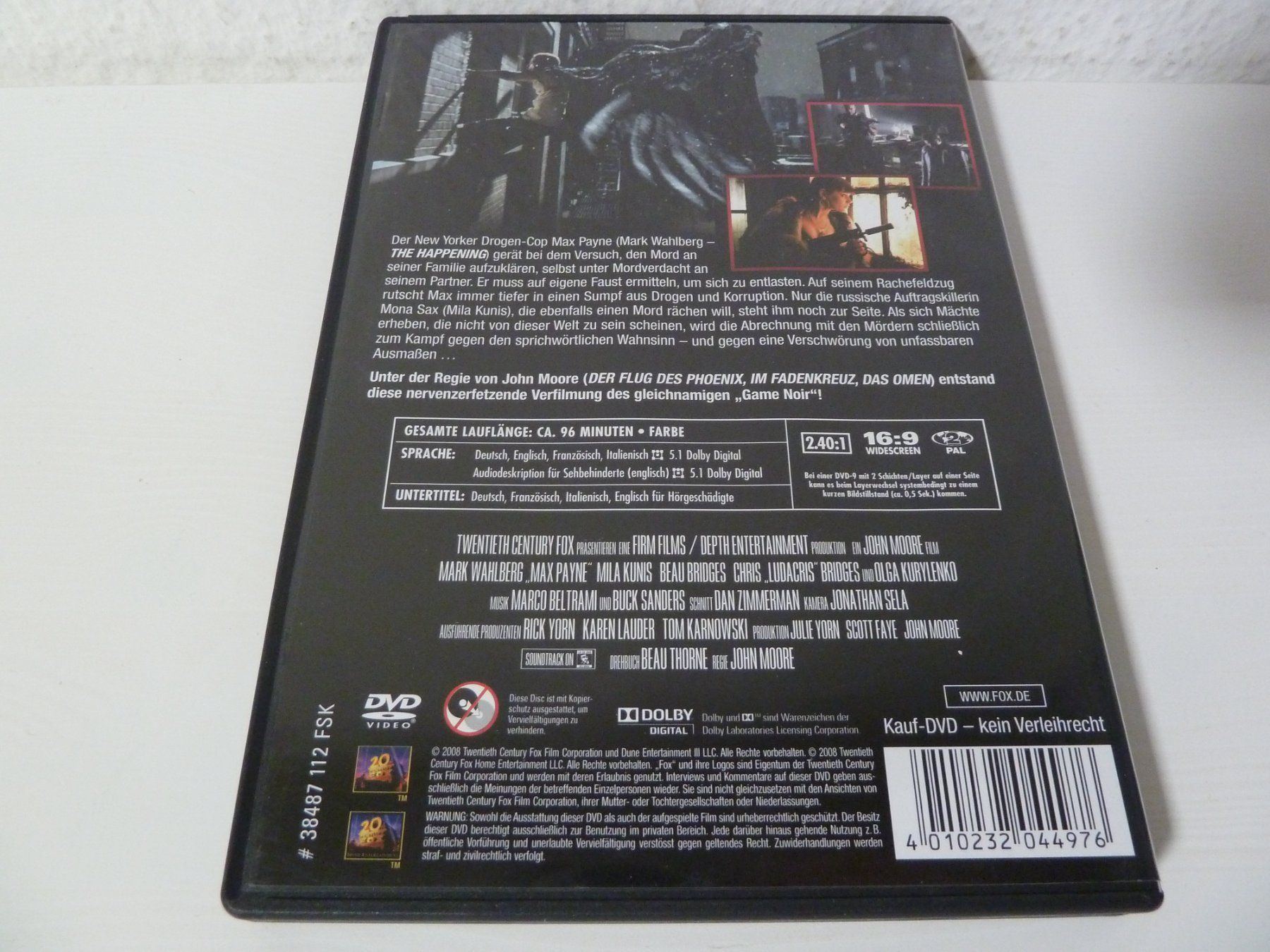 Tutti i DVDs: Max Payne  [DVD] – Usato da Abtwil SG venduto da Pfusius 1