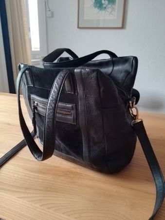 Superschöne grosse Leder Handtasche/Weekender pieces -> Top!
